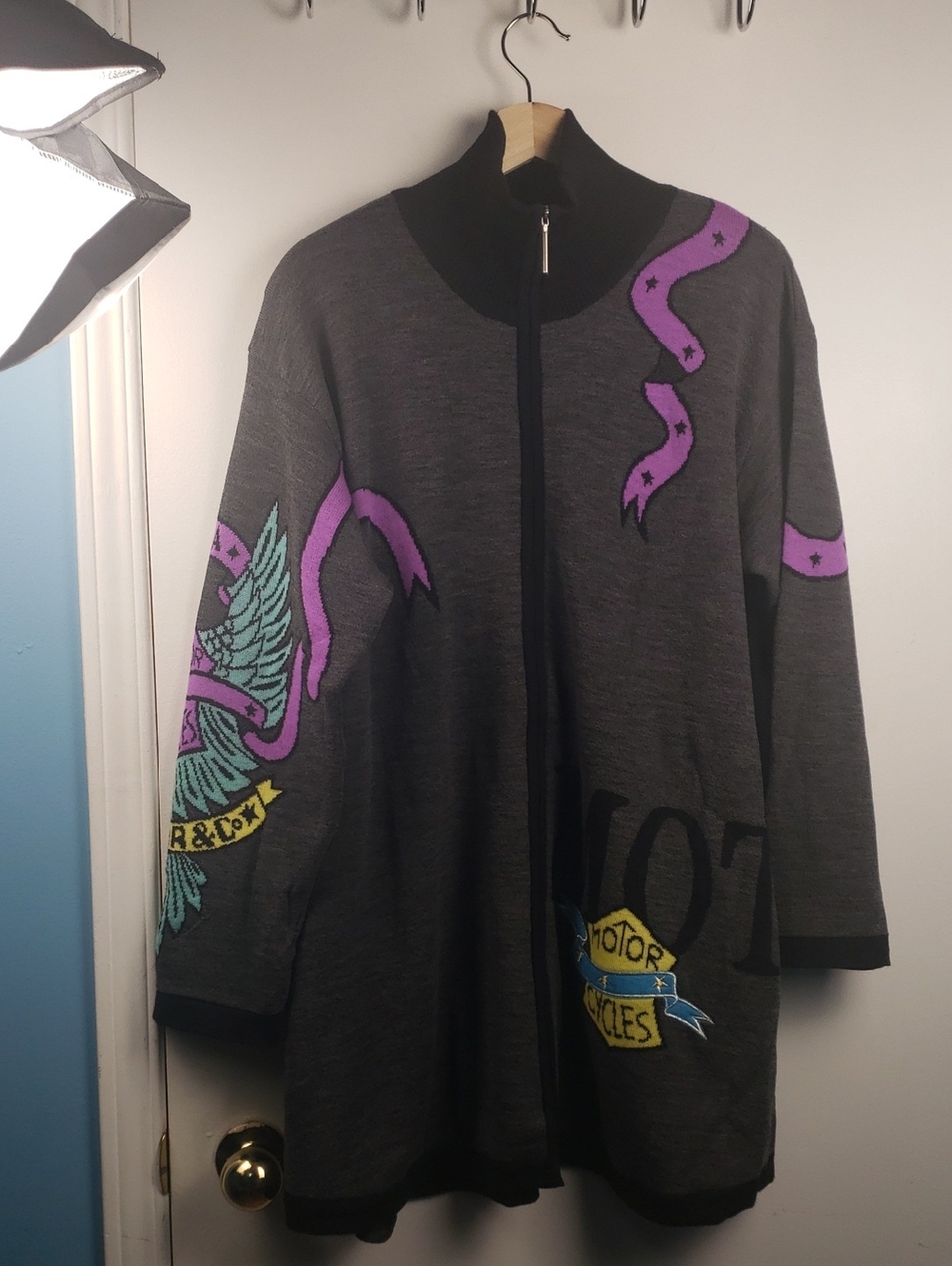 Vintage Laurel Escada Motor & Co Sweater Wool Size 36